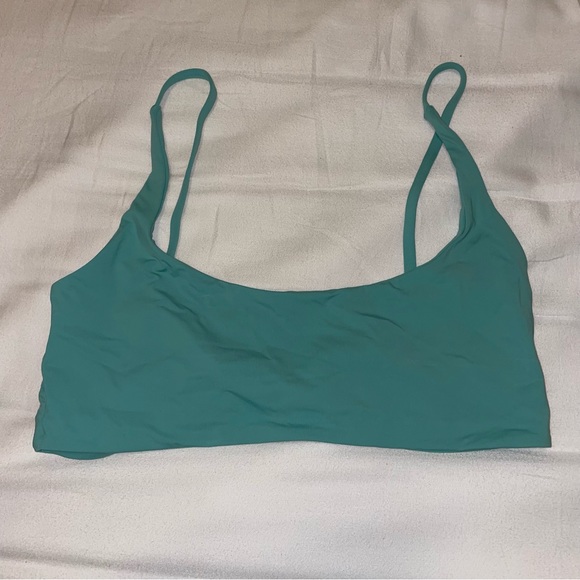 NOWT Dippin’ Daisy’s Seafoam Green Twist Back Bikini Top - Picture 2 of 5